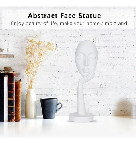 Estatua De Cara Abstracta Para Decoración De Escritorio De C