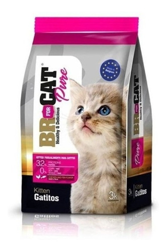 Imagen 1 de 2 de Br For Cat Gatitos 3 Kg - kg a $23300