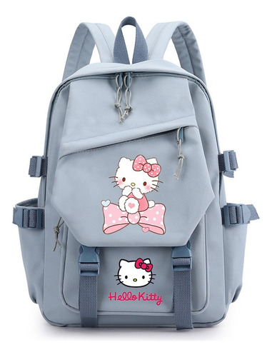 Mochila Tipo Escolar Con Estampado Coreano De Hello Kitty Ca