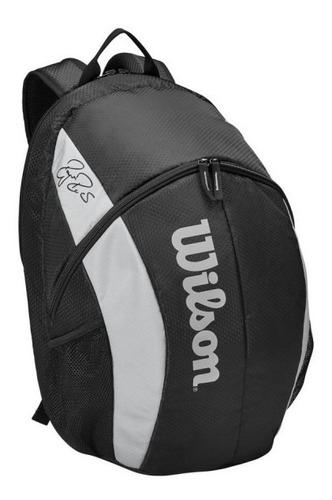 Mochila del equipo Wilson Federer color negro