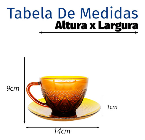 Imagem 4 de 6 de Jogo De Xicaras 200ml