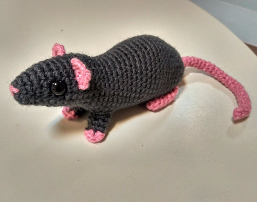 Ratas De Peluche - Amigurumi Crochet Artesanal