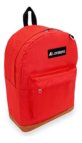 Mochila Everest Luggage Suede Bottom, Roja, Grande