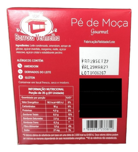 Doce de tradicional Gourmet em saco 280 g 8 un