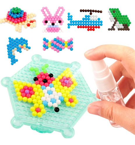 Bolinhas Magicas Aqua Magic Beads Montar Criar Desenhos