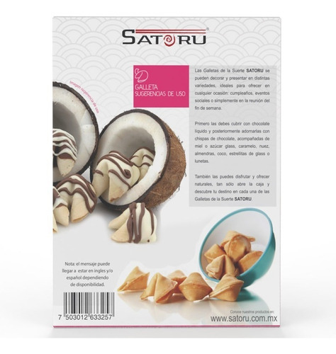 Imagen 6 de 9 de Galleta De La Suerte 10 Piezas / 90g
