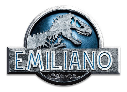 Diseño Jurassic World Logo Infantil Personalizado 