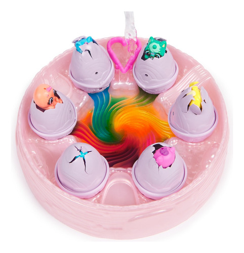 Hatchimals Alive, Rainbow Hatchery, 6 Minifiguras En Huevos