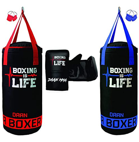 Daan Mma Kids Punching Bag Set With Free Boxing Gloves Trai