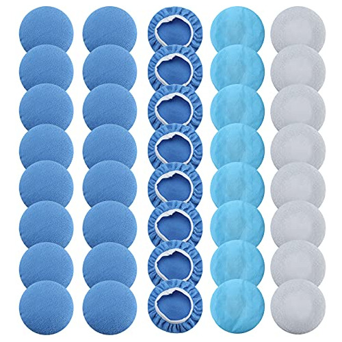 Juego De 40 Almohadillas Pulir Coche De 5 6 Pulgadas (i...