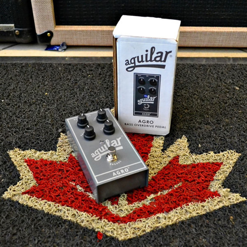 Pedal Aguilar Agro Bass Overdrive P/ Baixo Novo + Nf E Grtia