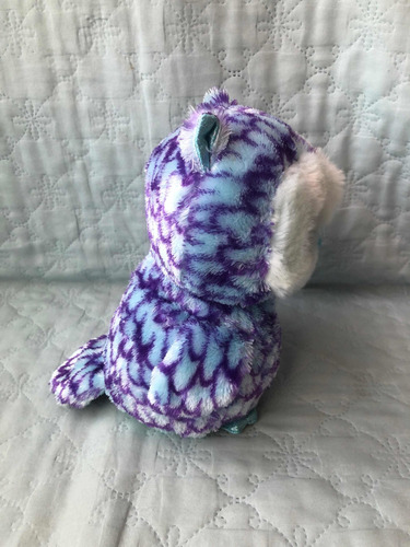 Kit 2 Pelúcias Zoiudos Olhos Brilhantes Coruja Pinguim 22cm (Usado)