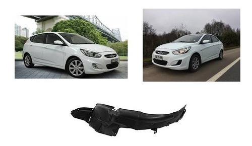 Guardafangos Par  Delantero Hyundai Accent Rb 2011 Al 2015