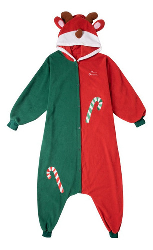 Pijama De Navidad Kigurumi Adulto Ciervo Mascota Cosplay