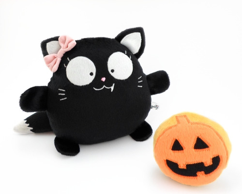 Gato Negro Niña Peluche Nombre Personalizado Cumpleaños Amor