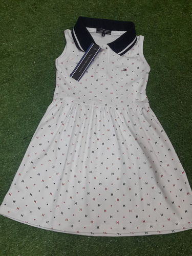 Vestido  Tommy Hilfiger Para Niña . Algodón 100% Peruano. 