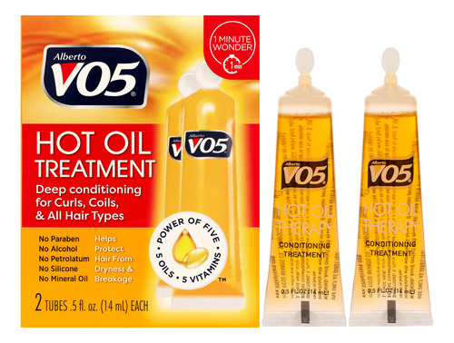 Tratamiento De Aceite Caliente Alberto Vo5, 2 X 15 Ml, Unise