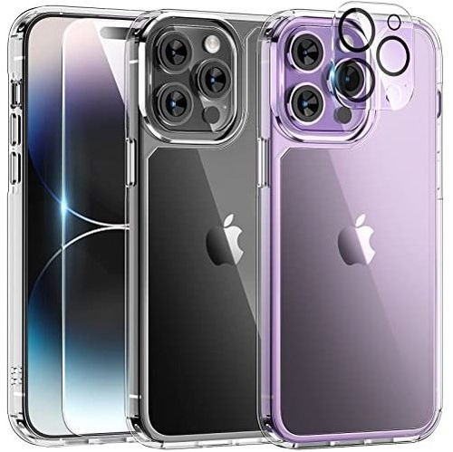 Funda Transparente Para iPhone 14 Pro De Policarbonato Tpu