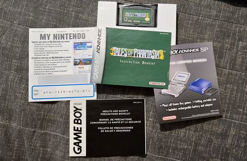 Tales Of Phantasia Gameboy Advance Gba Nds Fat Lite Completo (Usado)