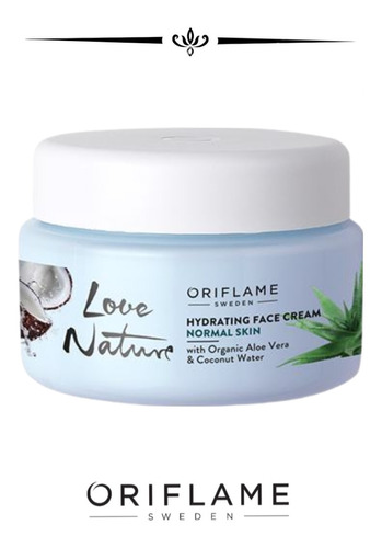 Crema Facial Hidratante De Aloe Vera Y Agua De Coco.oriflame