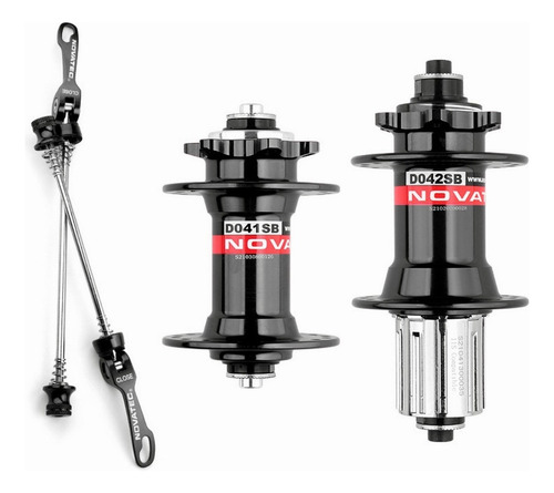 Mazas Para Bicicletas Novatec D042sb D041sb Hg 32h 8-12s