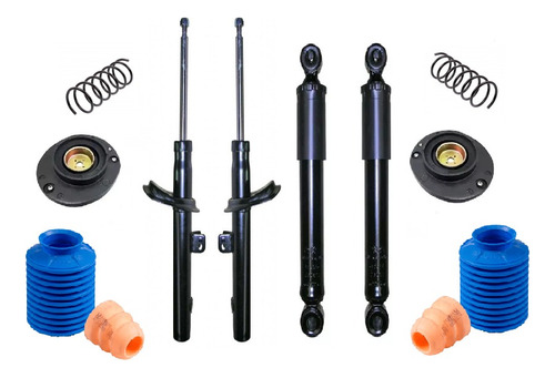 Kit Amortiguador, Cazoletas, Espiral, Fuelle Peugeot 206