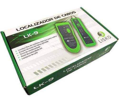 Kit Localizador De Cabos Zumbidor C/ Estojo + Testador Lisko