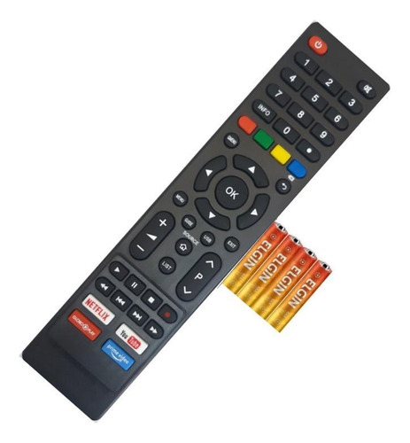 Controle Tv Remoto Todas Smart Philco Primevideo Netlix