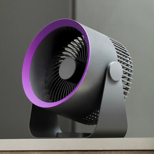 Ventilador Circulador De Aire De Mesa Recargable Portátil Co