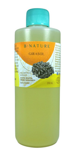 Aceite De Girasol 100% Natural 250 Ml. Bnature