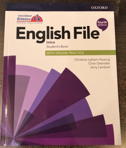 English File Intro -  Student`s & Workbook *new 4th Ed* Kel 