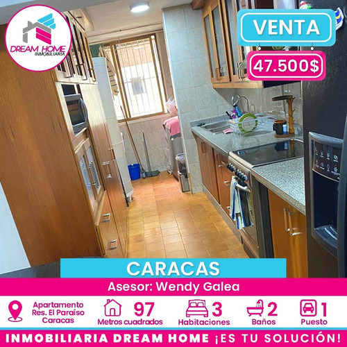 Apartamento Ubicado En Las Res. El Paraíso, Caracas 