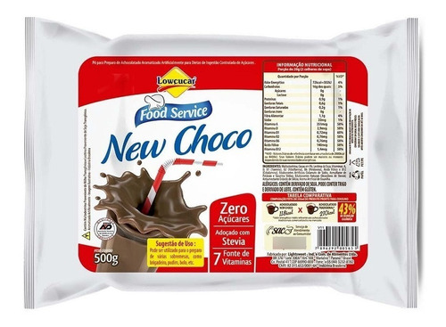 Achocolatado Diet New Choco Lowçucar Refil 500g