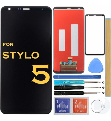 Modulo Lcd Negro Para LG Stylo 5 Stylus 5 Lm-q720 Q720cs/ps 