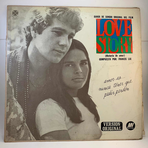 Love Story - Francis Lai - Soundtrack  B+ Vinilo Lp