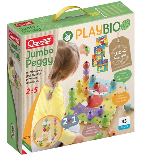 Juego Mosaico Jumbo Peggy Bio 45 Pz