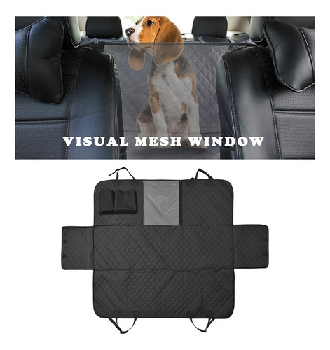 Funda Impermeable Para Asiento De Coche Para Perro, Negro