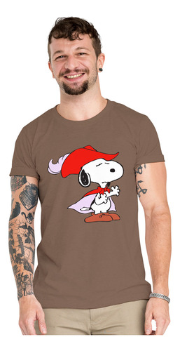 Polera Snoopy Shakespeare Poeta Algodon Organico Wiwi