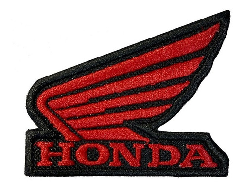 Parche Logo Honda Moto Rojo