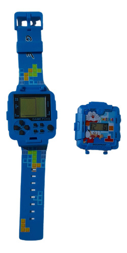 Super Reloj Digital Doraemon + Tetris Juguetes Para Niñas
