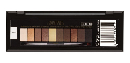 Paleta De Sombras Color Riche La Palette Nude Loreal Paris Color