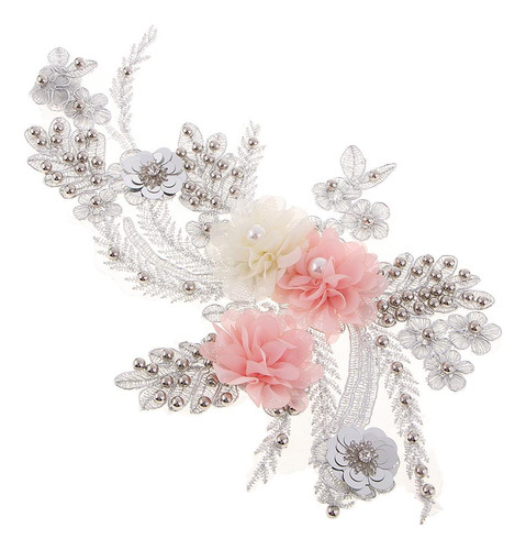 De Encaje De Malla De Flores Coser Apliques Para