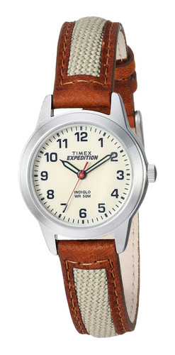 Reloj Mujer Timex Tw4b11900 Cuarzo 26mm Pulso Marron En