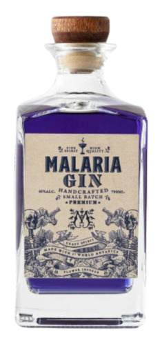 Gin Malaria Handcrafted Small Batch 700ml - Gobar®