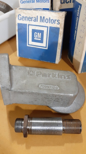 Suporte Cabeça Filtro Óleo Motor Perkins Gm D20 D40 Novo Ori