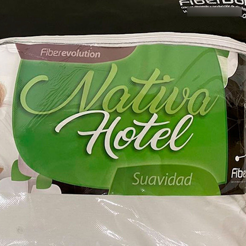 Almohada Nativa Hotel Fiberball Evolution 70x50 Color Blanco