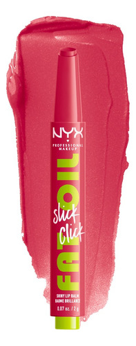NYX Professional Makeup Fat Oil Slick Click Brillo En Gloss De Labios Acabado Brillante Color Double Tap