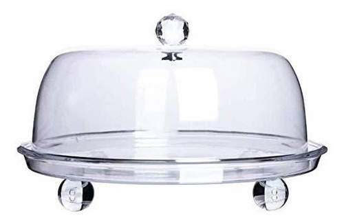 Bandeja - European Cake Stand With Dome, Gourmet Display Sta