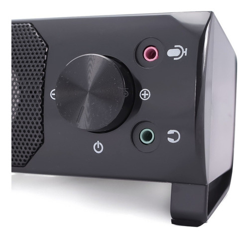 Caixa De Som Alto Falante Rgb Computador/pc/notebook Usb P2