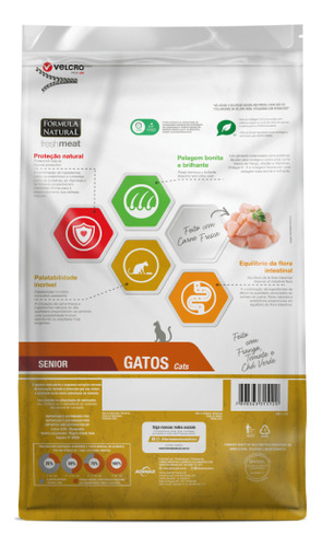 Alimento Fórmula Natural Fresh Meat Fórmula Natural Fresh Meat - Gatos para gato senior sabor carne de 7 kg